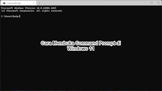 membuka command prompt di windows 11