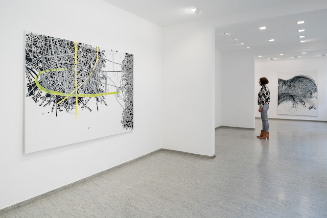 Einzelausstellung, Galerie, Karten und Gebiete, Jaworska Renata, Kunstakademie Düsseldorf 