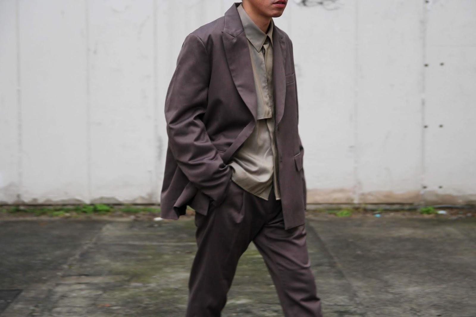 JieDa / ジエダ「TAILORED JACKET & SWITCHING TUCK SLACKS」 - input