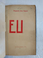 Eu, livro, primeira, edição, 1912, poesia, poema