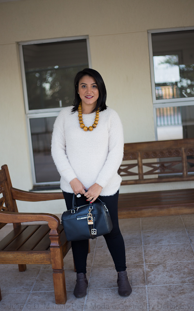 Look do dia: Suéter e legging para um dia frio