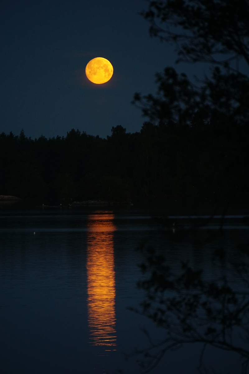 kuunsilta kuu, täysikuu, kuunsilta