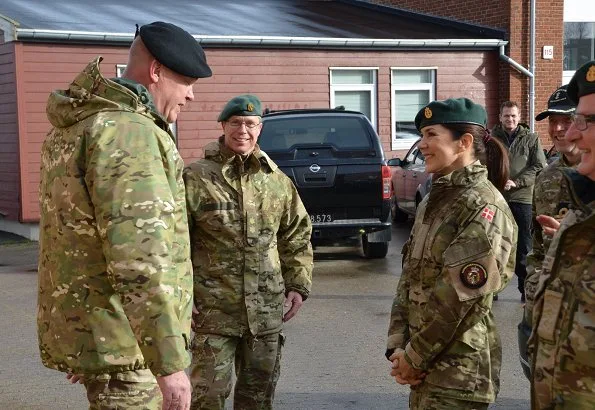 Danish Crown Princess Mary took a training course of the Danish Home Guard
