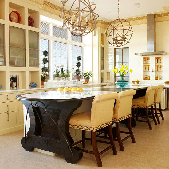 New Home Interior Design: Distinctive Kitchen Lighting Ideas
