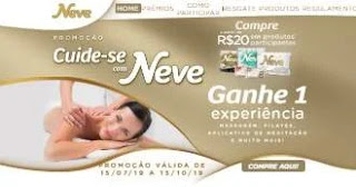 Cadastrar Promoção Cuide-Se Com Neve Compre Ganhe Experiência 