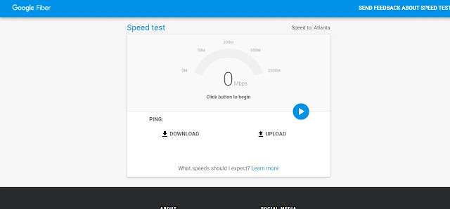 موقع speed test googlefiber