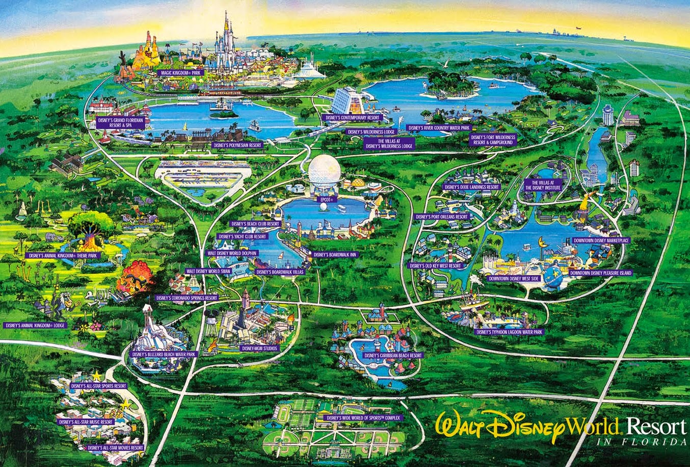 Дисней какая страна. Диснейуорлд (Walt Disney World), Флорида. Парк Дисней Флорида развлечений Уолт карусели.
