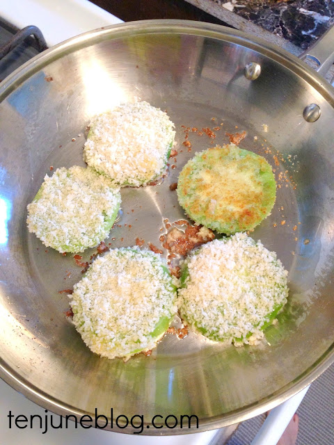 Ten June: Modern Fried Green Tomato Recipe