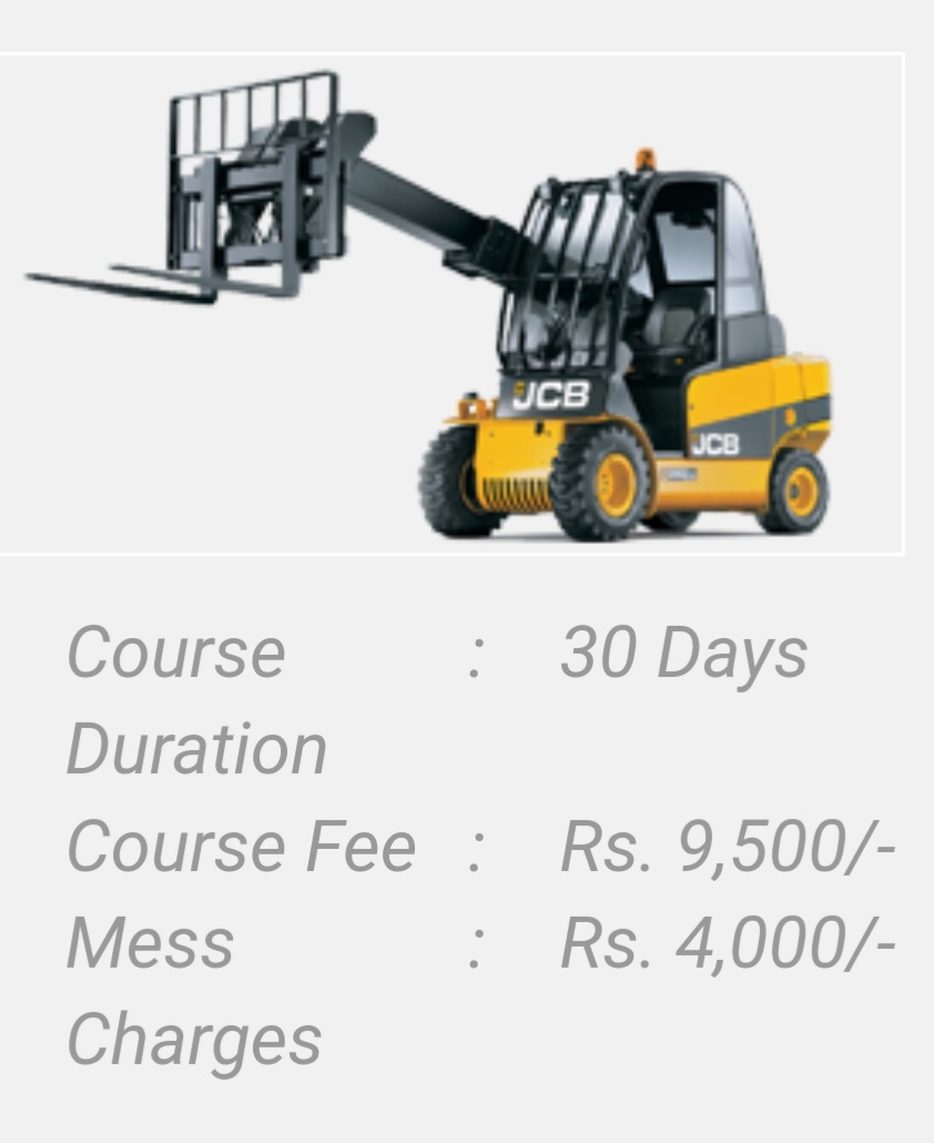 HEAVY EQUIPMENT OPERATOR AND DRIVER TRAINING COURSE IN INDIA
