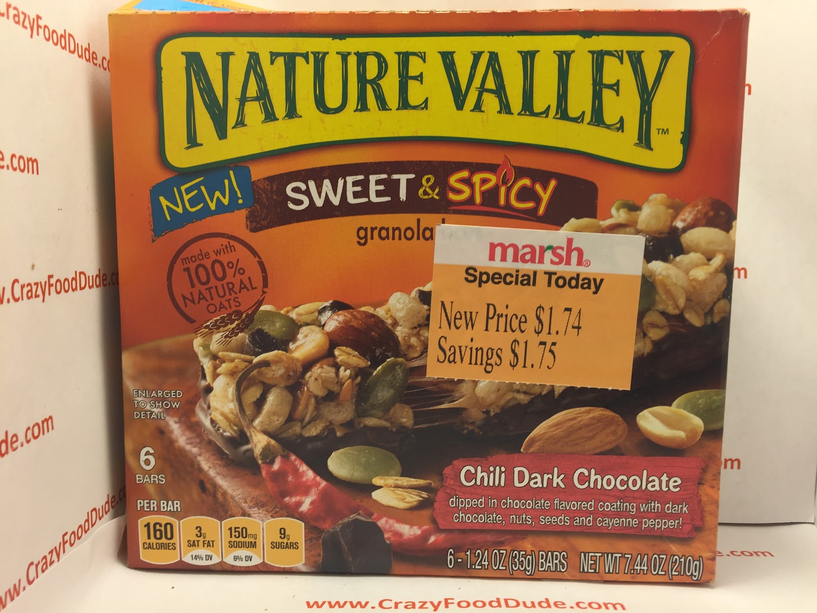 Crazy Food Dude Review Nature Valley Sweet & Spicy Chili Dark