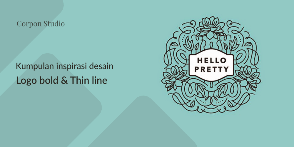 Kumpulan Contoh Inspirasi Desain Bold dan Thin Logo