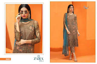 Shree Fab Zara vol 4 georgette pakistani Suits wholesaler