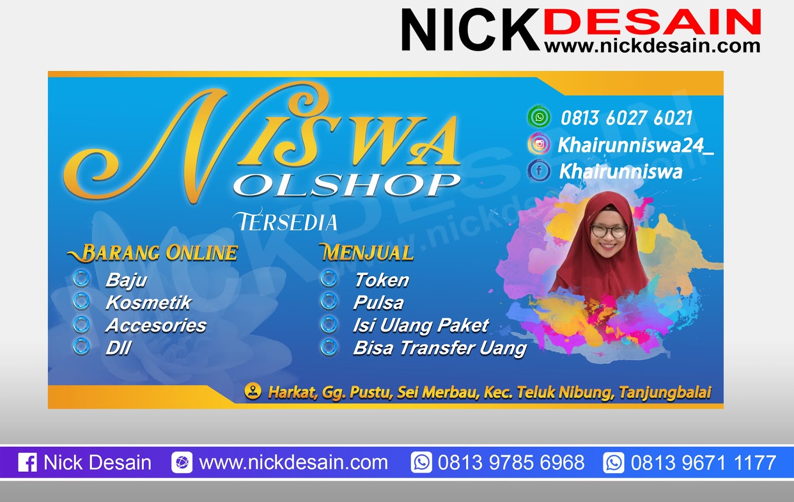 Contoh Banner Olshop