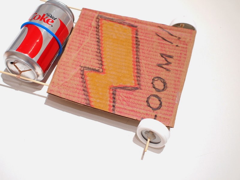 Build A Toy Car That Moves Pink Stripey Socks
