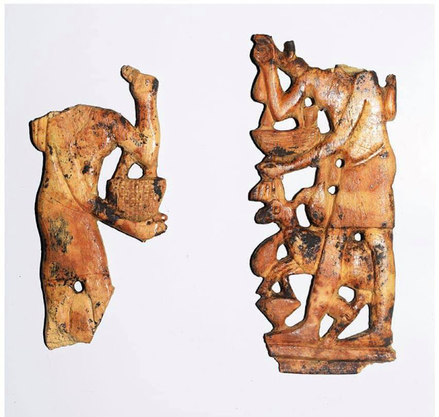 Ritualistic tools unearthed at Tel al-Fara in Egypt
