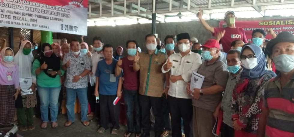 Sosialisasi Perda no 3/ 2020, Yose Rizal Harapkan Masyarakat Patuhi Prokes 5 M