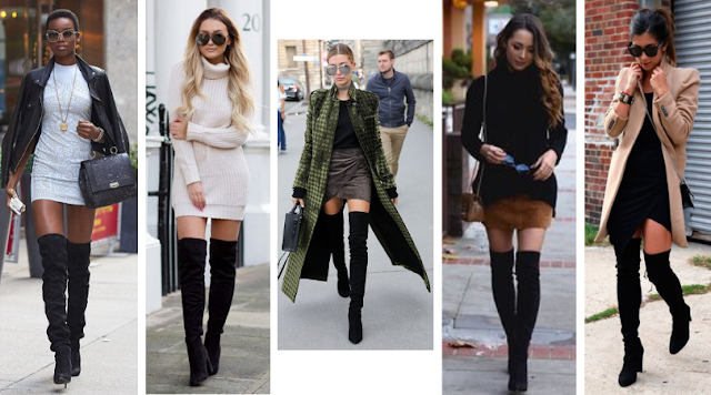 Como Usar: Botas Over The Kness Como Usar: Botas Over The Kness