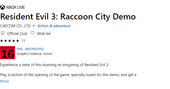 Ya puedes jugar Resident Evil 3 remake
