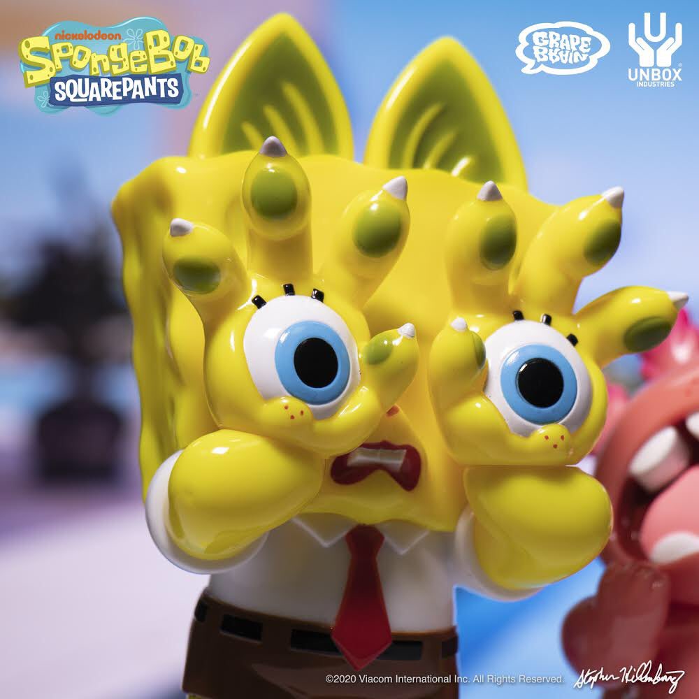 スポンジボブ x ジゴクネコ おにぎり セット Unbox Industries Grape Brain ふざけ Sponge Bob スポンジボブ