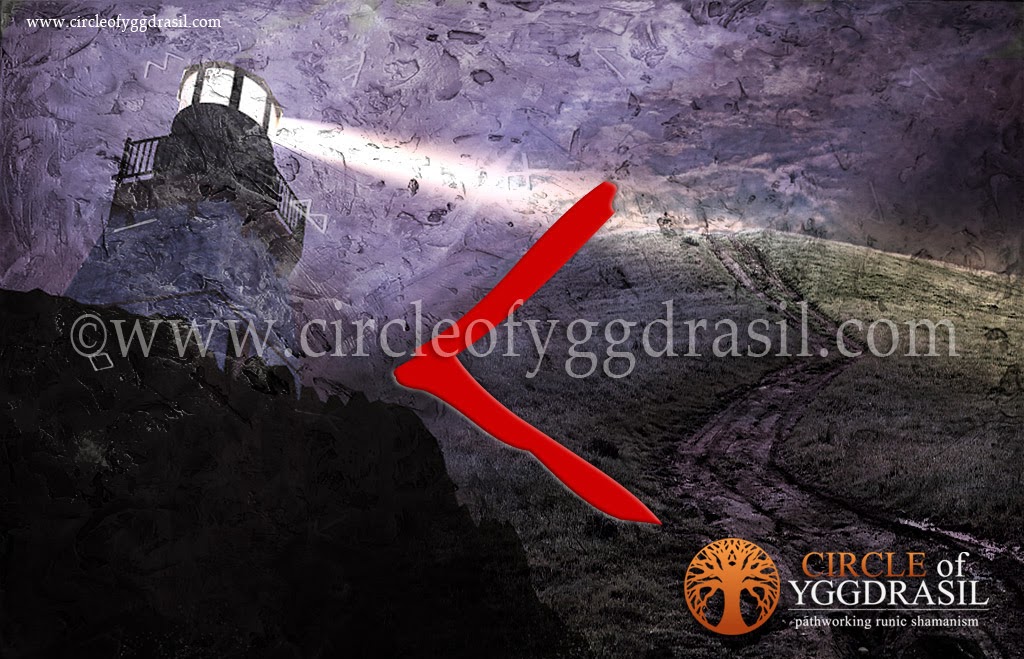 Spirit Symbols Elder Futhark Rune Meanings KENAZ