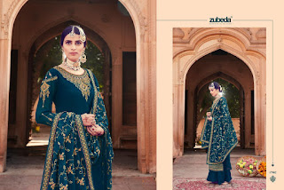 Zubeda Mehzbin Georgette Bridal Salwar Kameez Collection