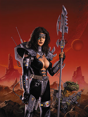future warrior women heavy metal fantasy art