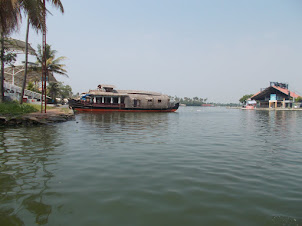 Allapuzha to Kanjiram by local passenger boat.