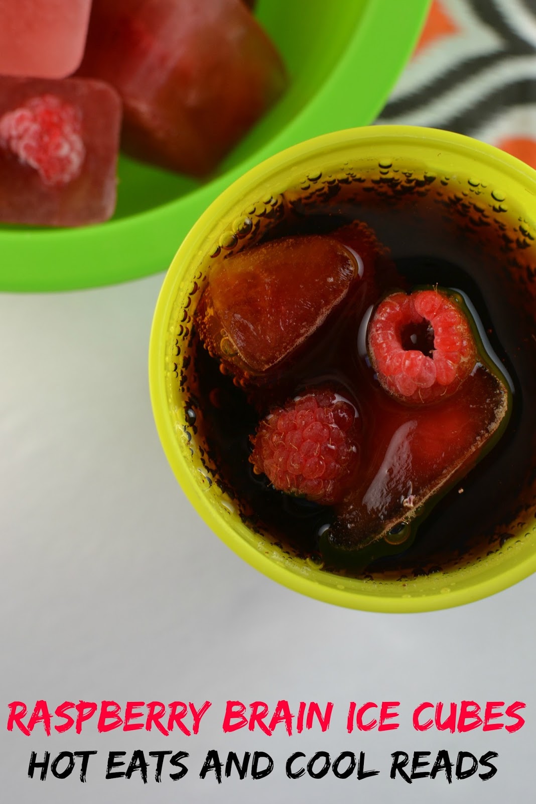 Raspberry Brain Ice Cubes Recipe