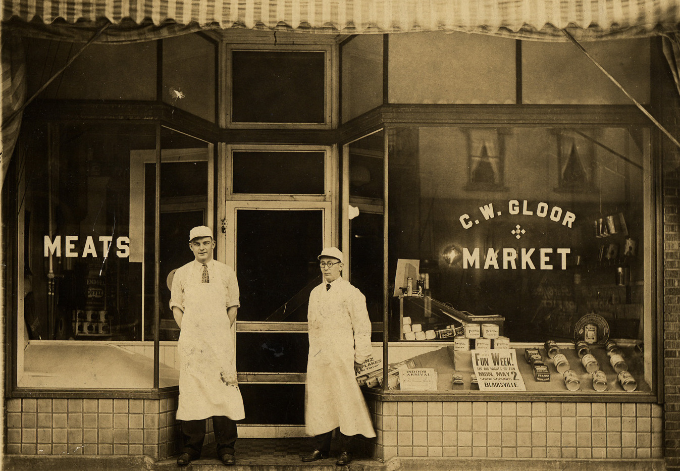 Vintage Johnstown C. W. Gloor Market Nanty Glo