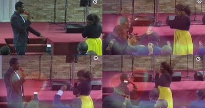 Man proposes to girlfriend during RCCG church service in front of the congregation | Watch
