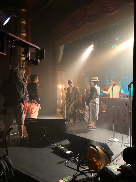 "No One Has to Know" being filmed Set of The Marvelous Mrs Maisel