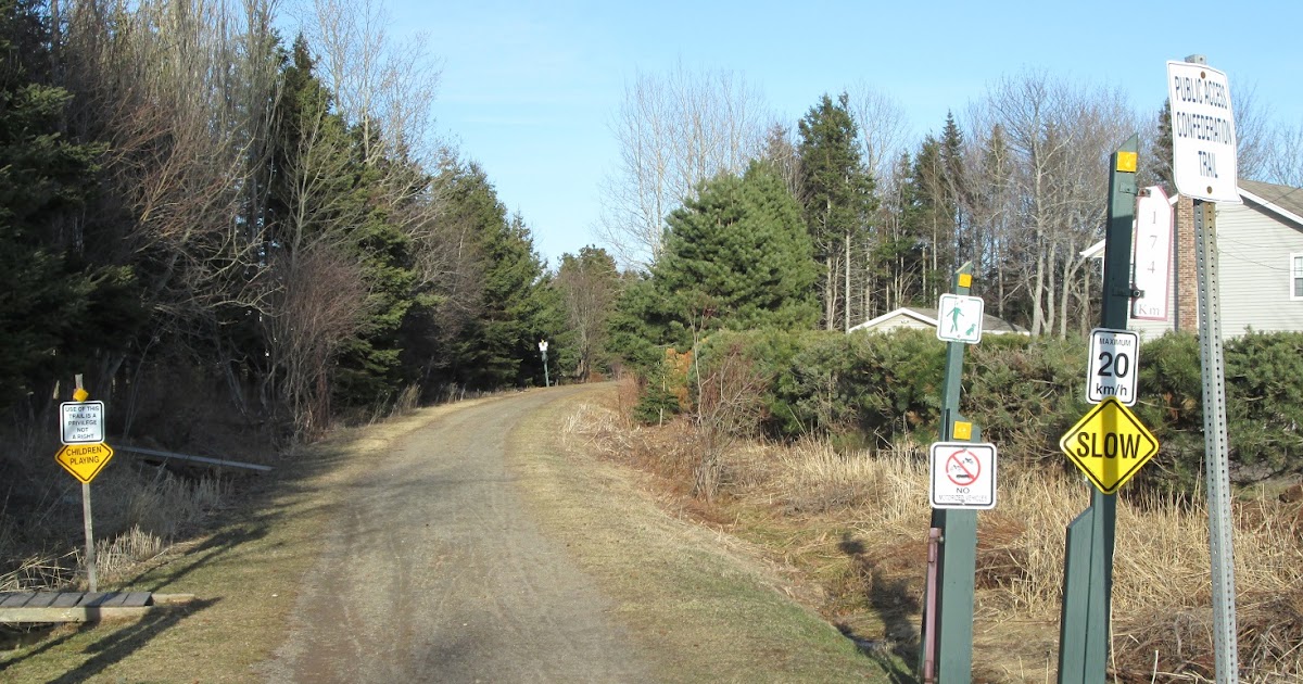 Pedaling PEI Trail in Winsloe