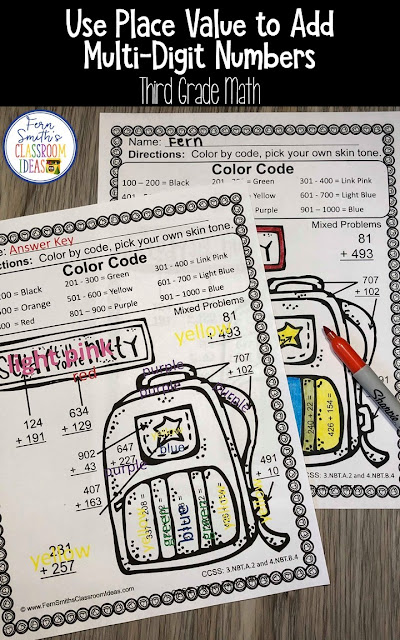 Click Here to Download this Use Place Value to Add Three Pack Bundle for Your Classroom Today!