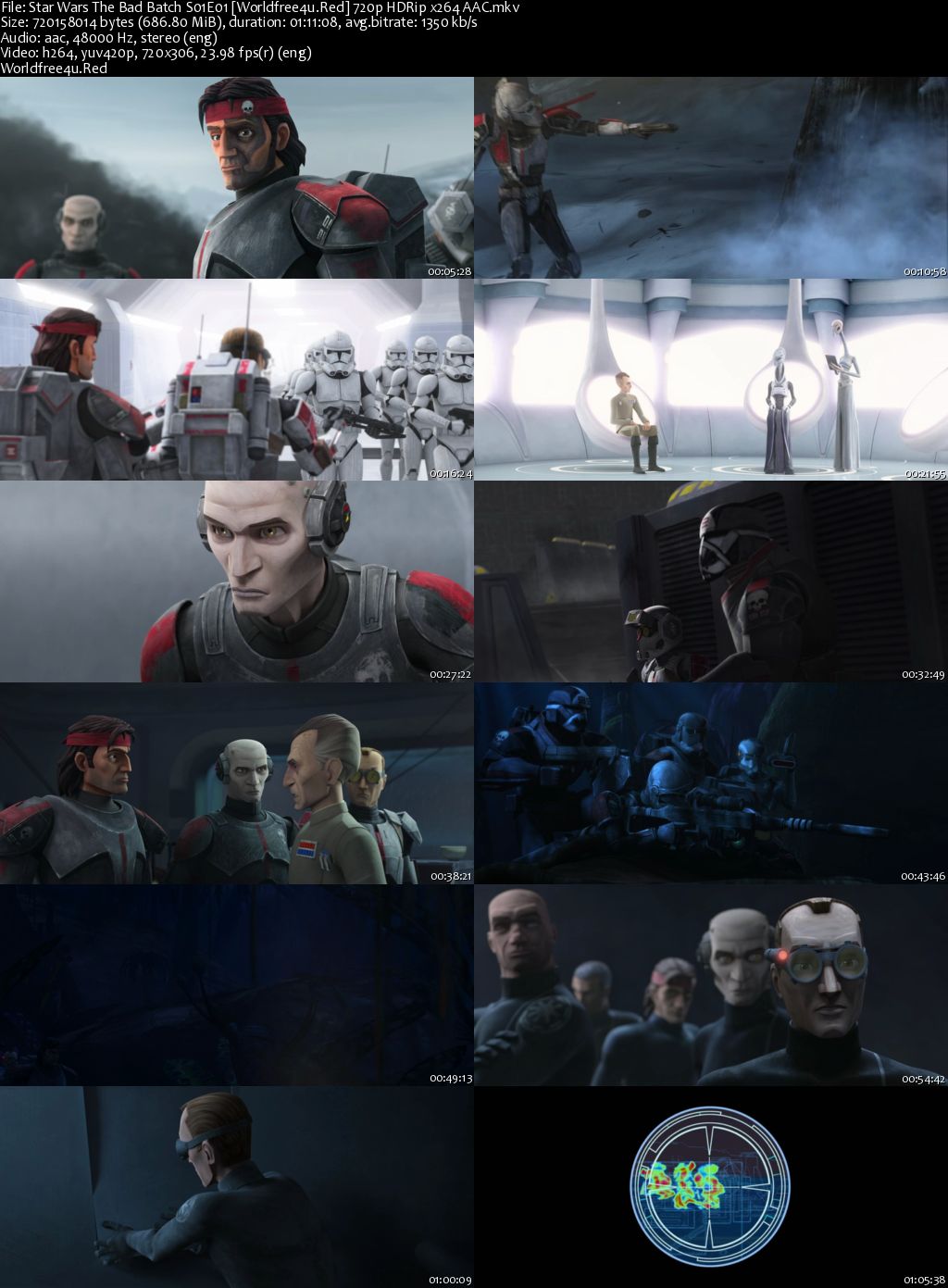 Star Wars: The Bad Batch 2021 (Season 1) WEB Series HDRip 720p