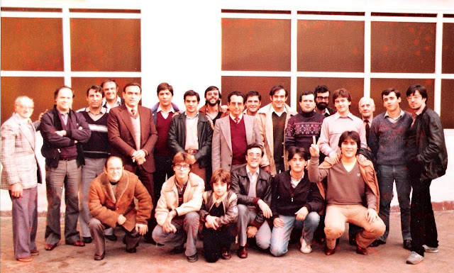 Equipo de ajedrez del C. C. Sant Andreu en 1982
