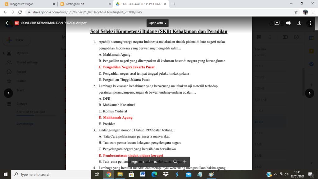 103 Contoh Soal Tes Pppk Terbaru Dikdasmen