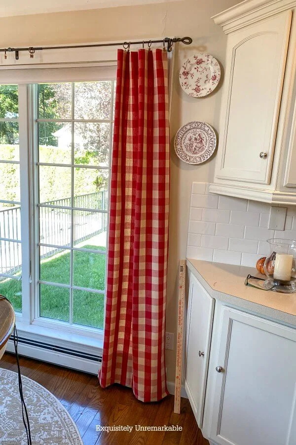 Pinning Long Panel Curtains