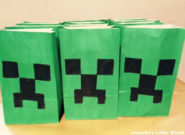 Minecraft Party Bag Ideas