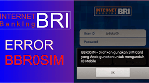 Cara Mengatasi Gagal Login Error BBR0SIM di Internet Banking BRI 
