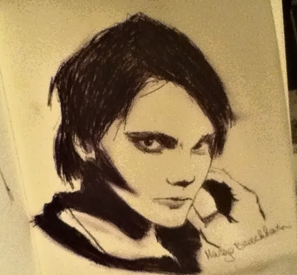 My art diary: Gerard Way drawing