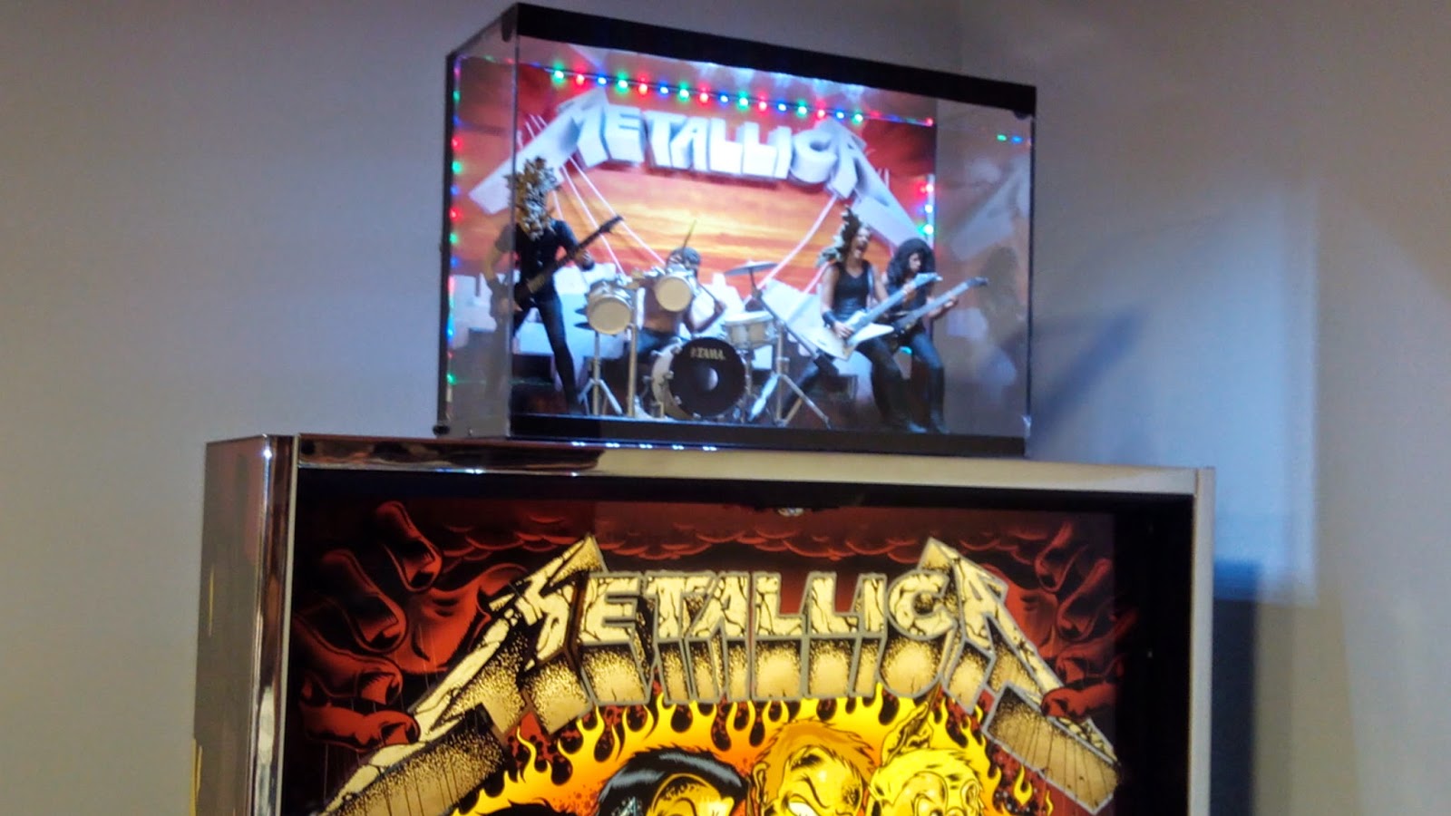 Original Pinball TOPPER para Pinball "METALLICA" Master of Puppets