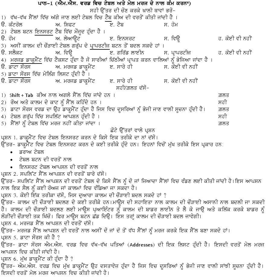 1 MS Word Class 8 1-ms-word-class-8