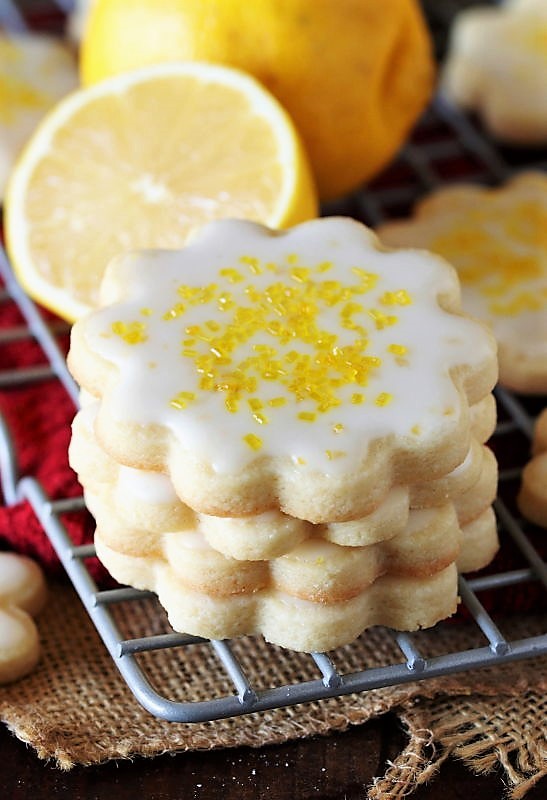LemonGlazed Butter Cookies The Kitchen is My Playground