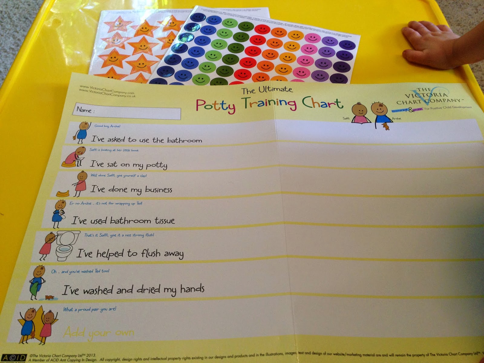 ultimate potty training chart review