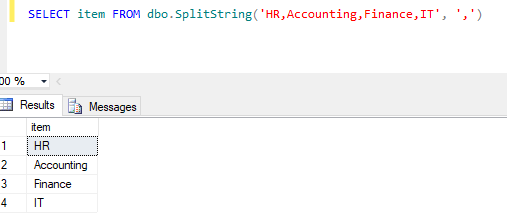 Split function in SQL Server Example: Function to Split Comma separated ...