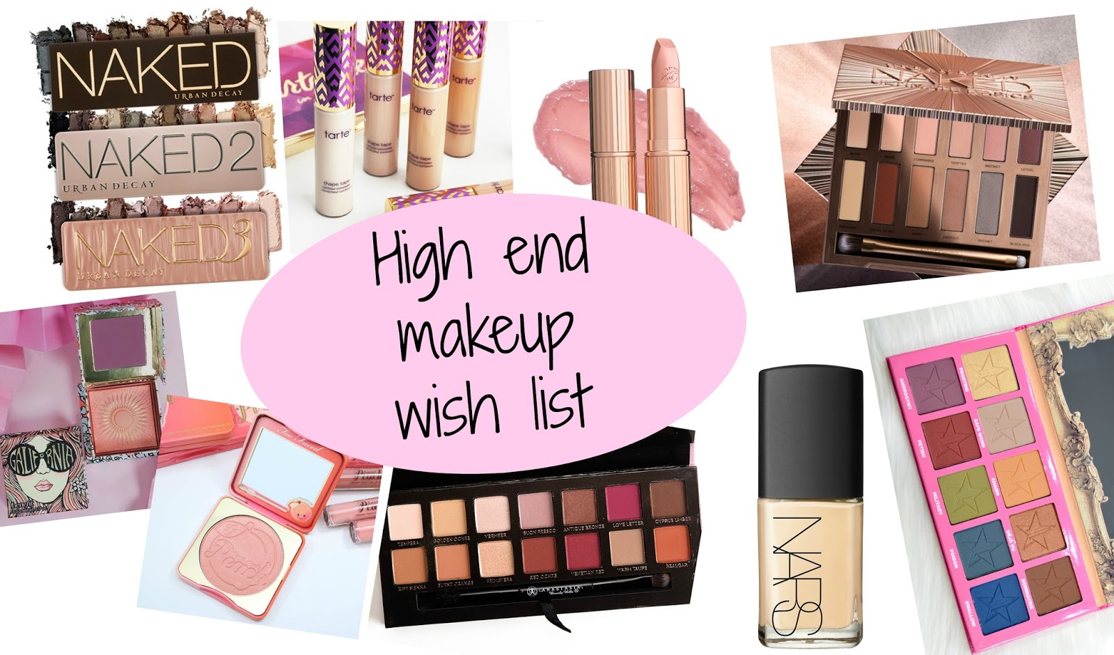 High end makeup wish list LeaMai Carter