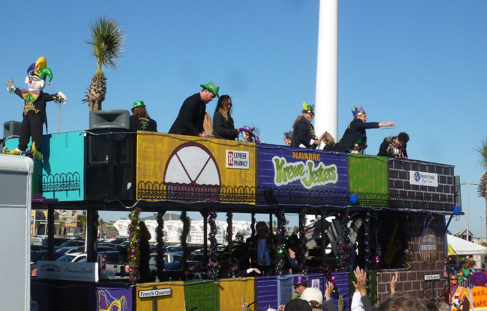 mardi gras pensacola beach