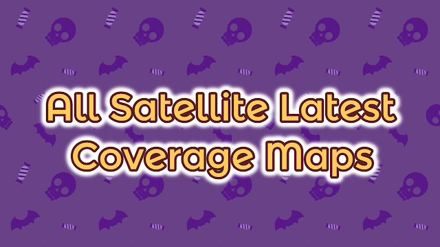 All satellite Latest footprints 2020 |  satellite coverage maps | satellite beams