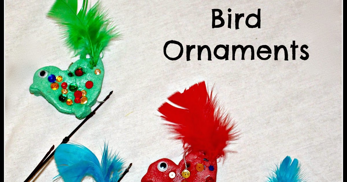 Salt Dough Bird Ornaments Messy Little Monster