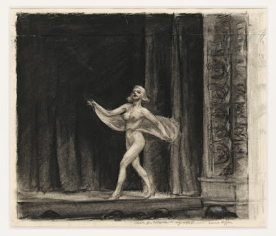 Hopper a Bologna: Study for girl show (1941)
